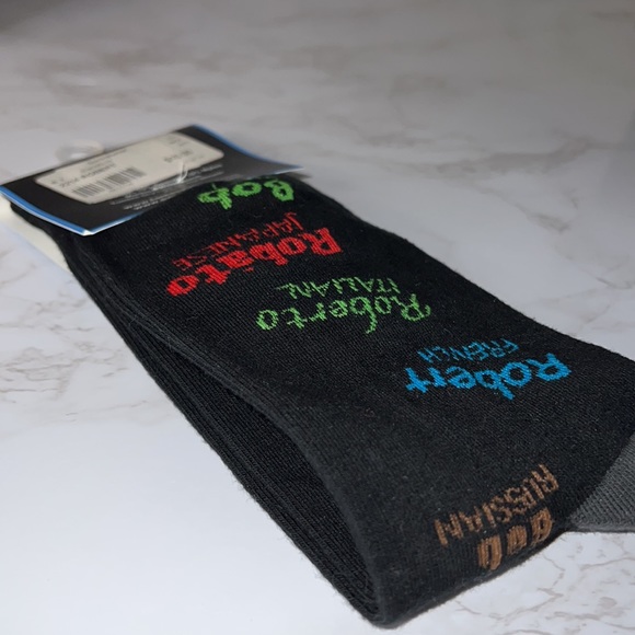 Name Socks “Robert Pick Up Your Socks” LoL,  You’ll  know they’re his! sz 10-14 - Picture 4 of 6